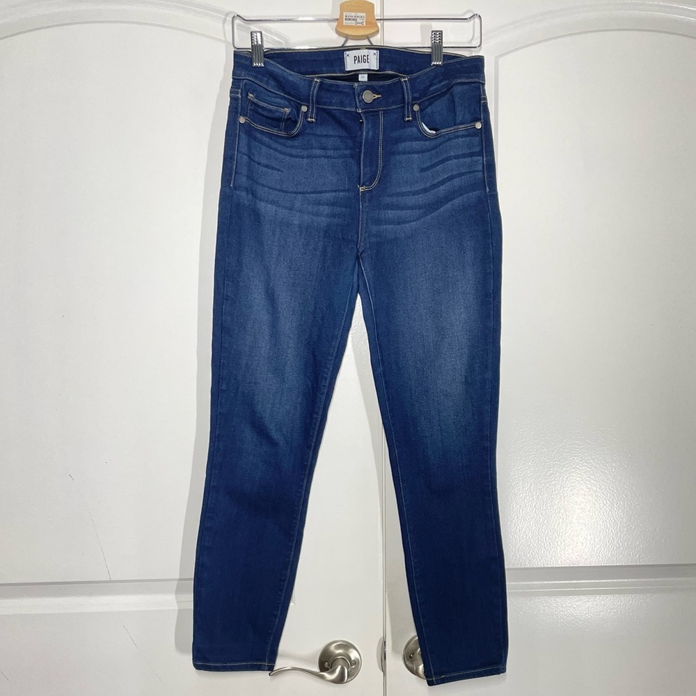 Paige Verdugo Crop Skinny Jean Cartman size 30 - Picture 2 of 10
